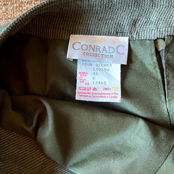 Green Corduroy Midi Skirt - Picture 8 of 13